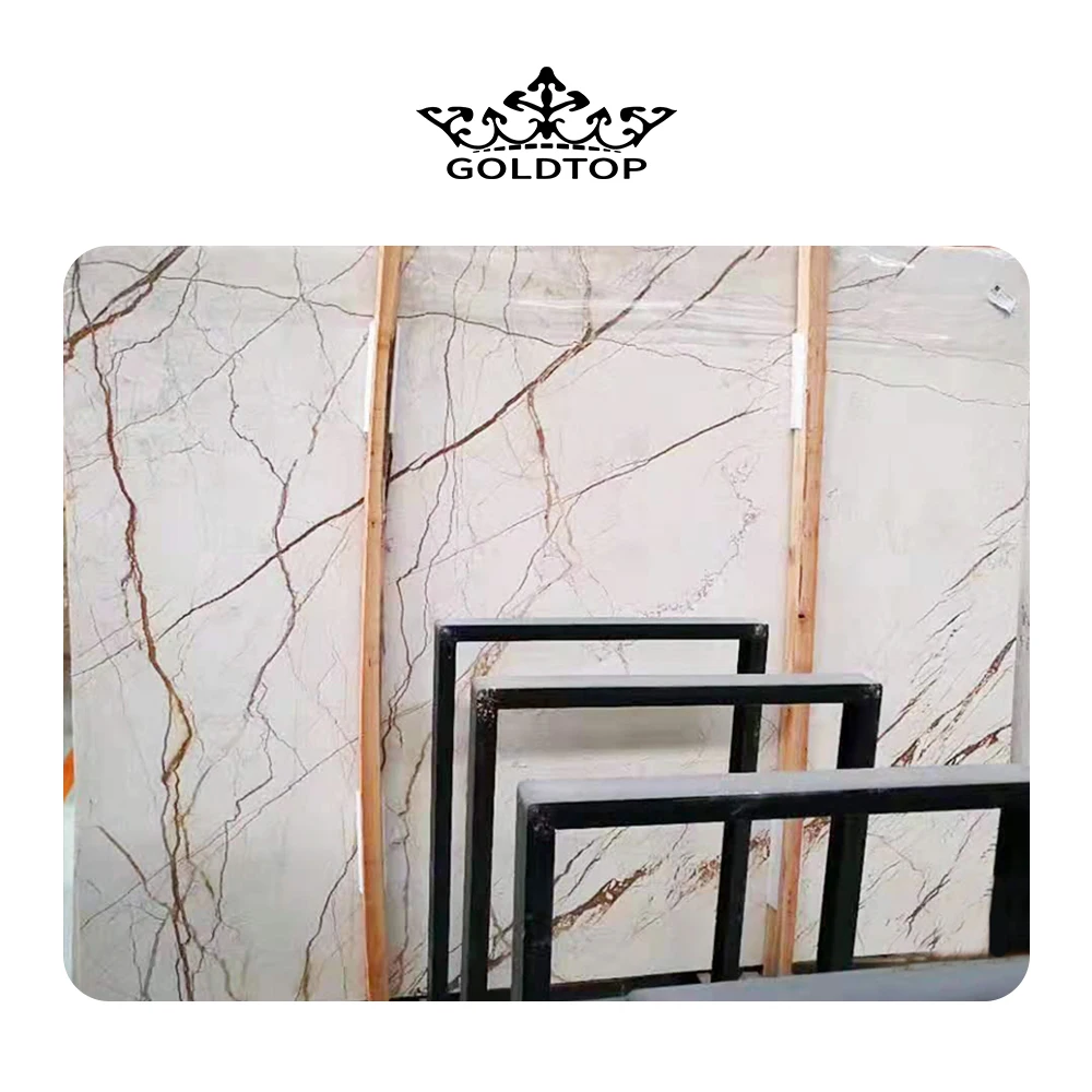 GOLDTOP OEM/ODM marmol losas mermer Worktop and Countertop Rosa light marble Slabs or Tiles for Home