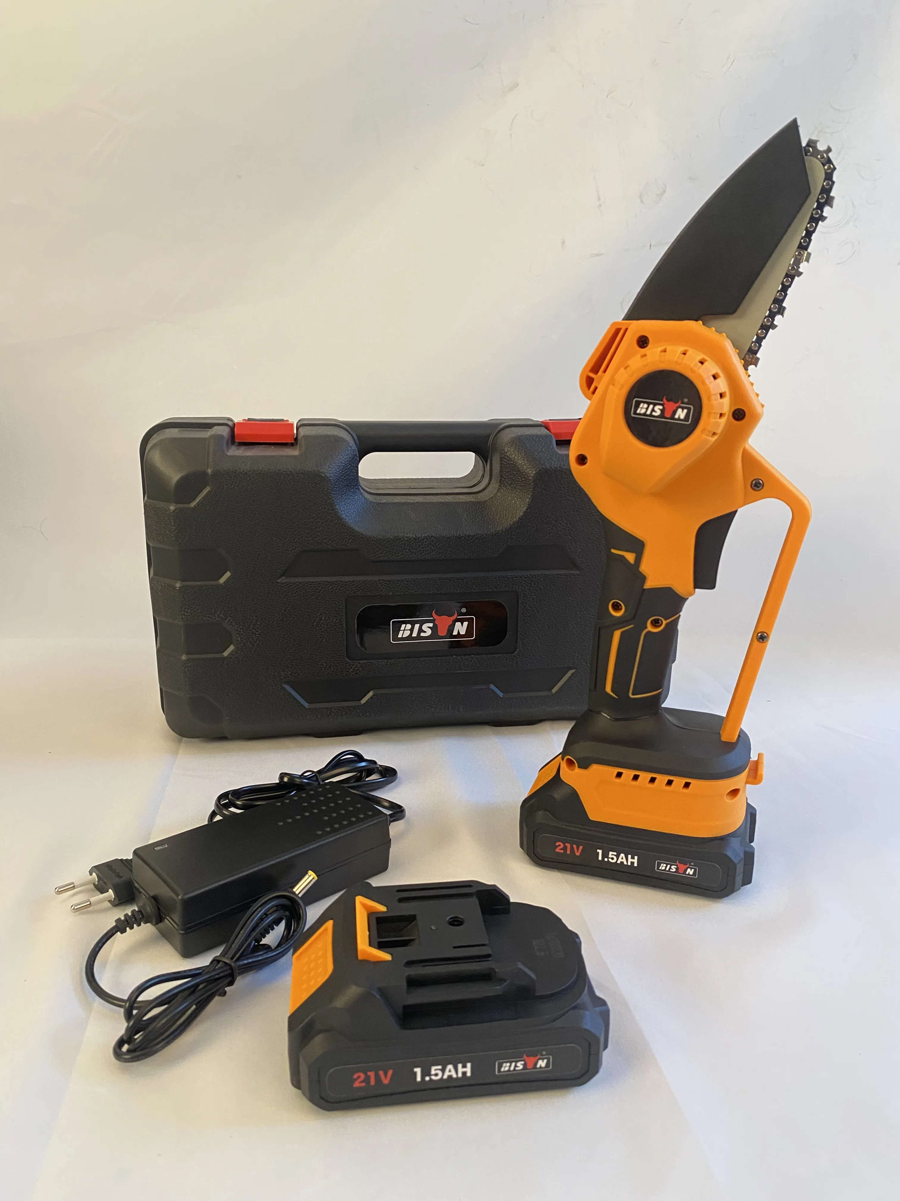 Factory 4 Inch 2 Rechargeable Lithium Battery Wood Cutter Chain Saw Brushless Mini Cordless Chainsaw