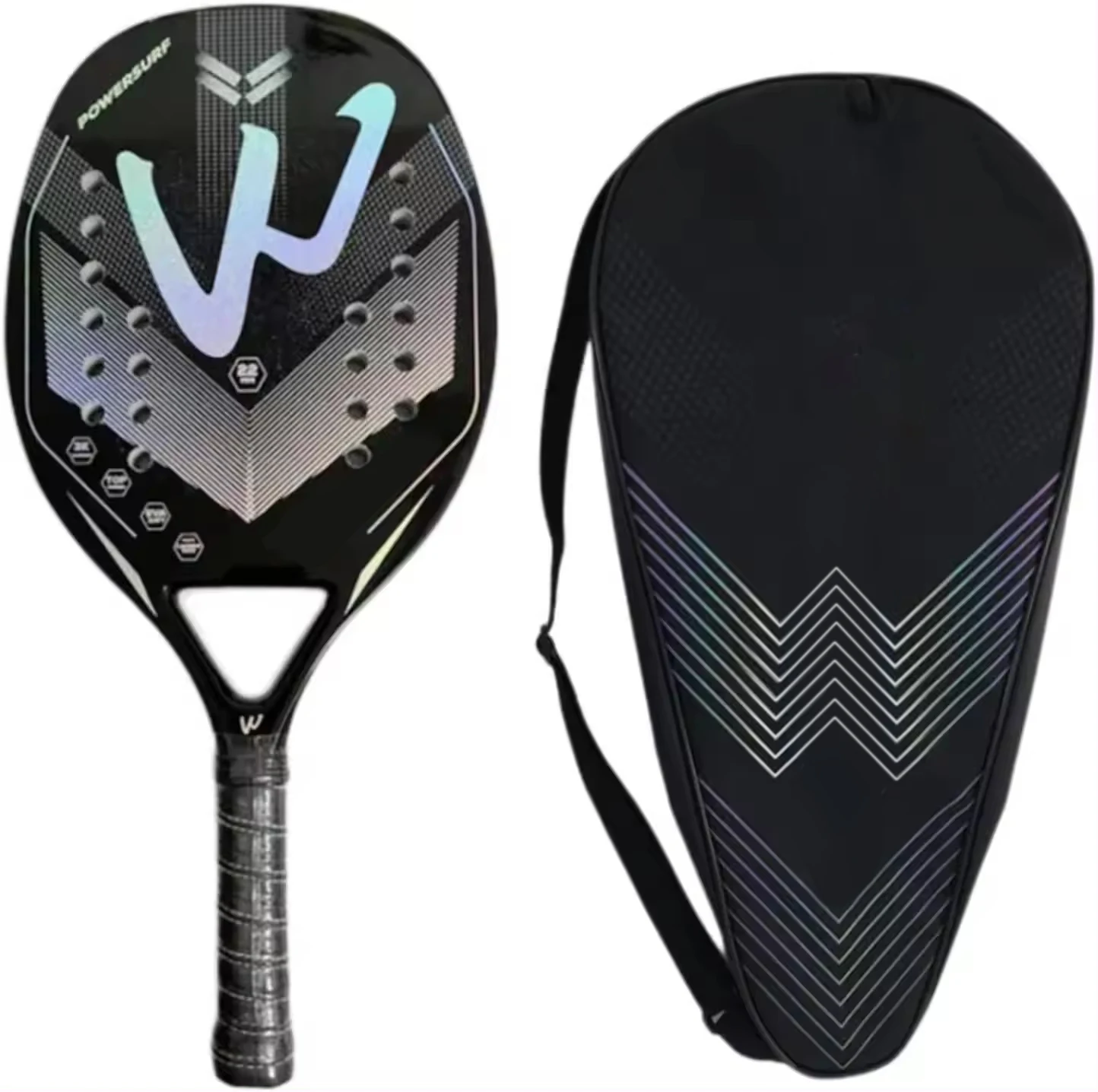 2024 Popular Paddle Ball  Beach tennis racket Hot Selling fiberglass beach tennis rackets