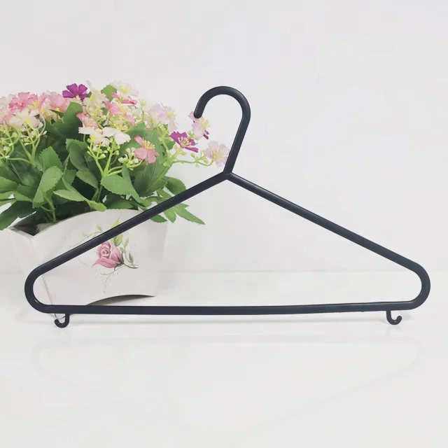 Factory Sell Cheaper Price Black Color Adult Suit Hanger Strong Plastic Clothes Dress Hanger