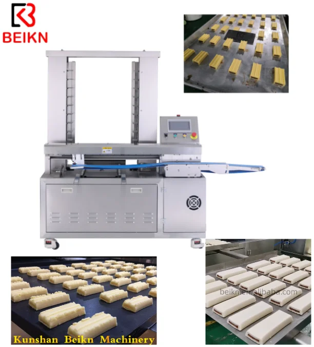 Maamoul Stamping Machine Mooncake Maamoul Making Machine Date Filled Cookies Encrusting Machine For Businesses