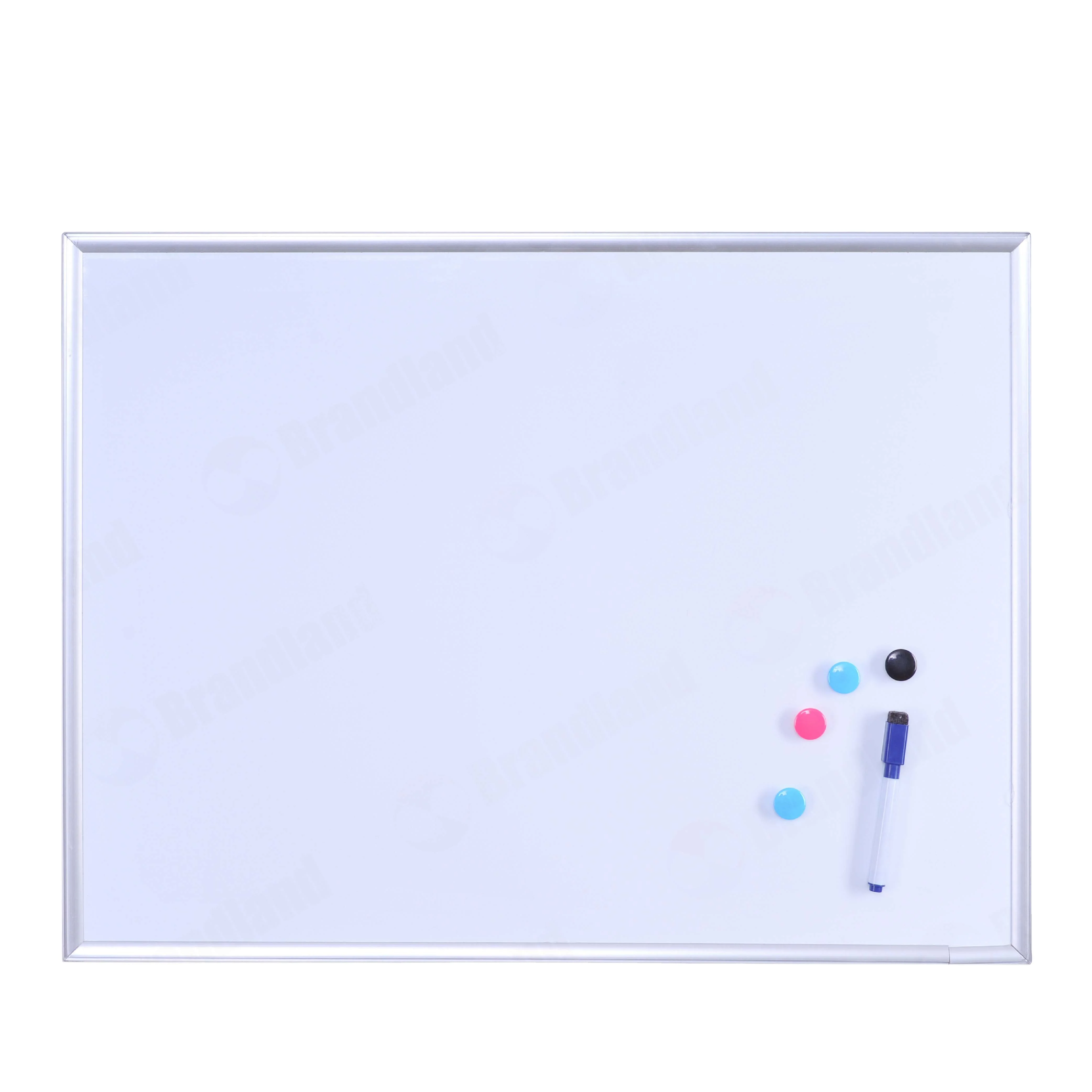 Brandland Hot Selling Magnetic Dry Erase White Board Custom Size Sliver For Office