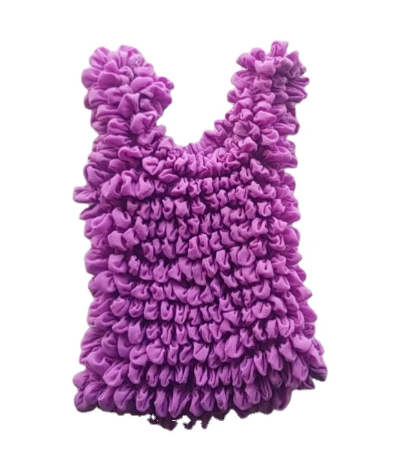 Оптовая продажа с завода, сатиновая текстурированная ткань для попкорна Creme Scrunch