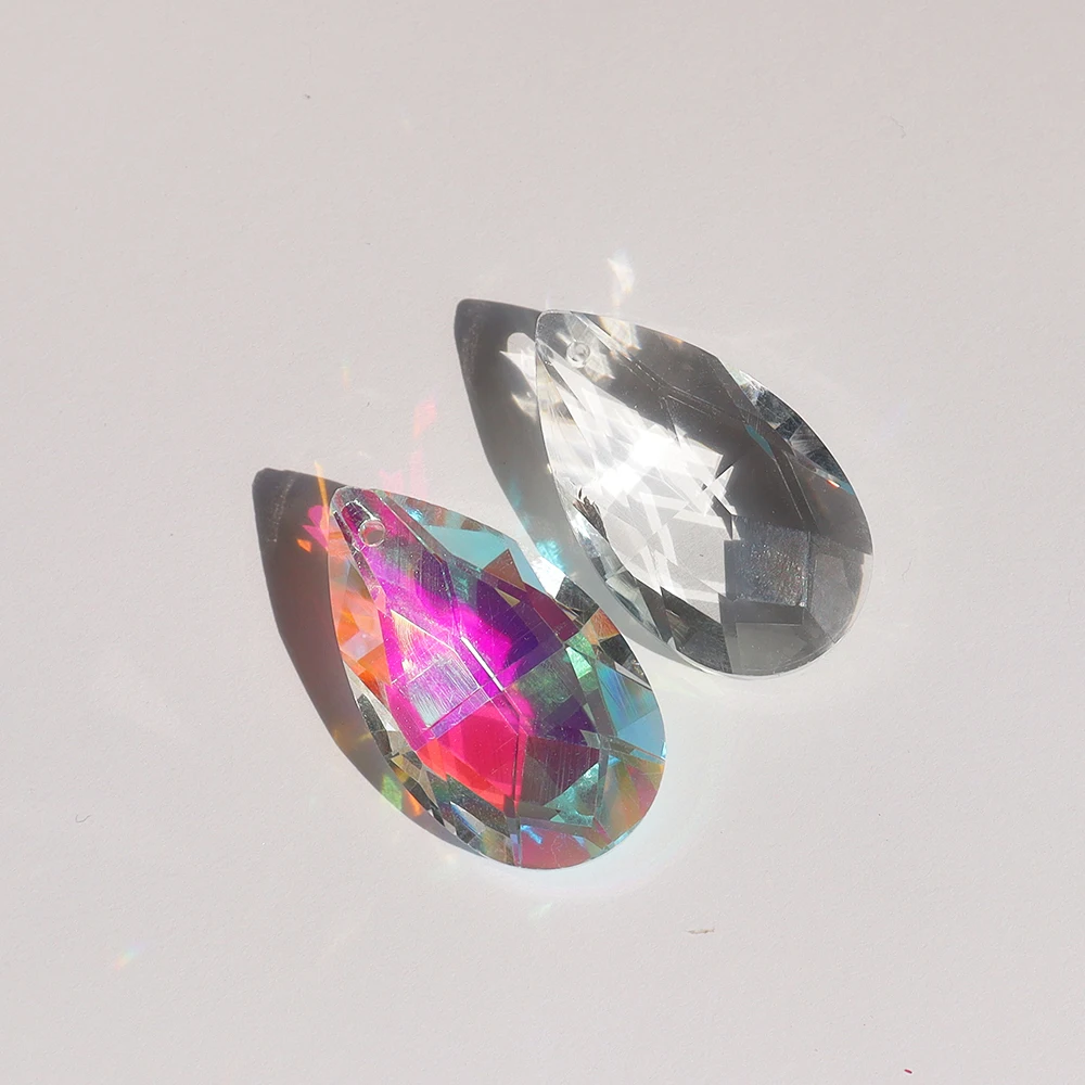 K9 prism crystal Crystal Lighting Lamp Pendant Beads Raindrop SunCatcher For Jewelry Making