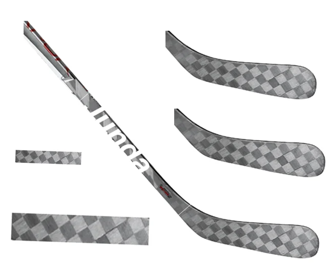 360g electroplated silver carbon fiber hockey stick professional production factory