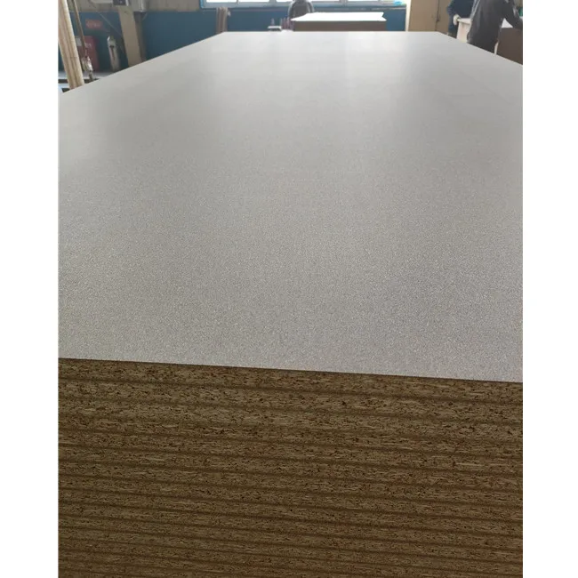 Different Colors 12mm 15mm  melamine laminated particle board flakeboard chipboard for making furniture cabinet