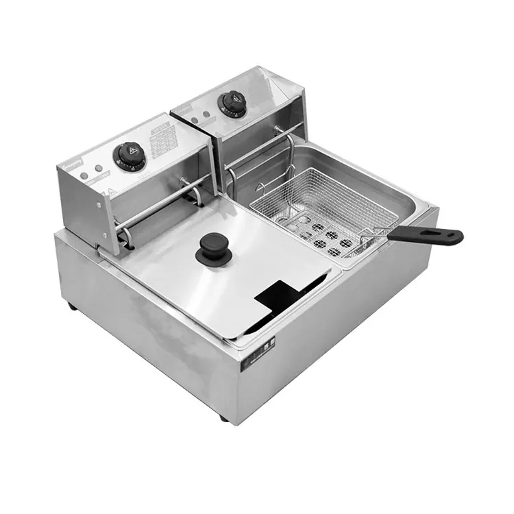 Commercial Stainless Steel Industrial Counter Top Electric Deep Fryer