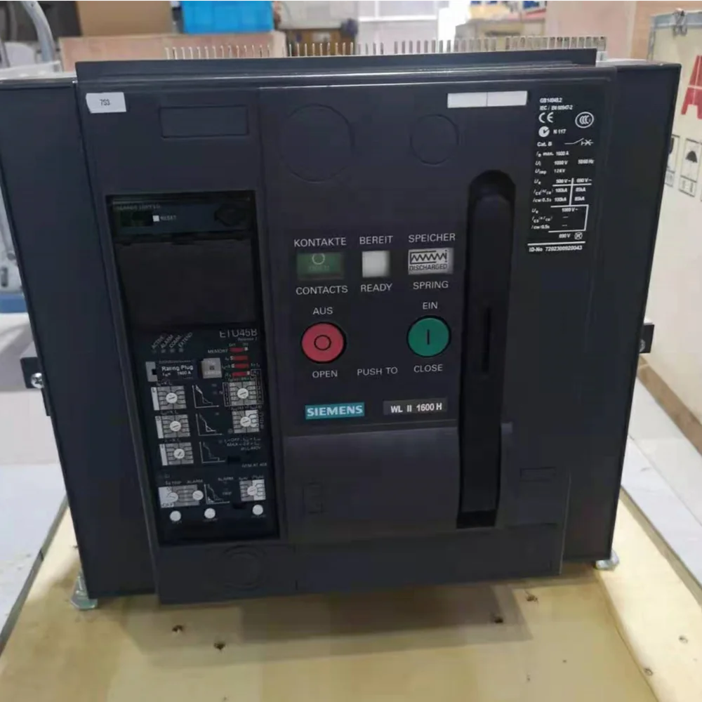 
3WL1108-3FG36-4GA2 Siemens 3WL1108-3FG36-4GA4 withdrawable circuit breaker 800A 