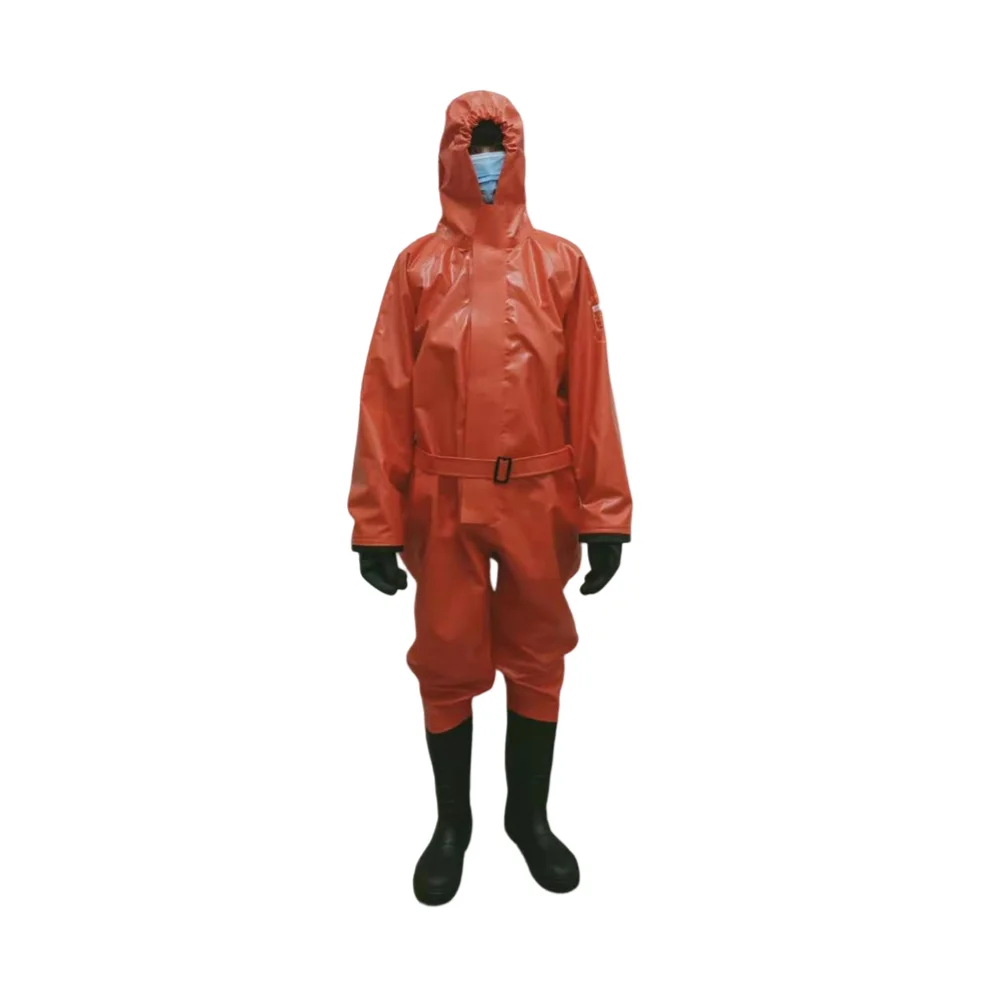 High Quality Chemical Protective Suits Uniform Chemical Safety Clothing Double PVC Covered Customized Chemistry protection suit