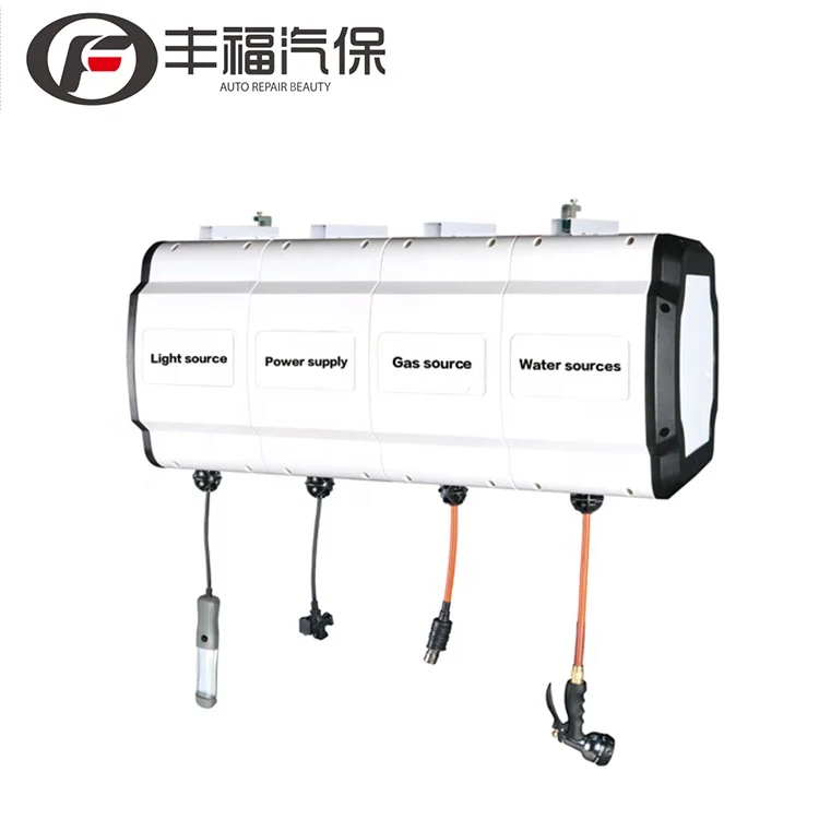 Wall-mounted Retractable Hose Reel Combination Box for Car Washing