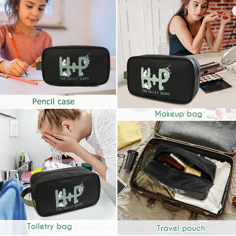 Fashion Waterproof Makeup Pouch Toiletry Bag Dopp Kit Tyvek Cosmetic Bag