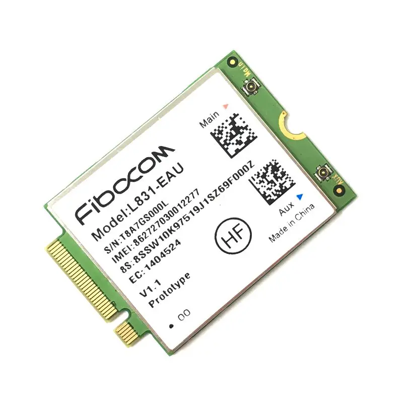 fibocom L831-EAU LTE 4G 3G Wireless Module for ThinkPad T470 T570 X270 L470 L570 P51S M.2 modem LTE FDD B1 B3 B7 B8 B20 B28