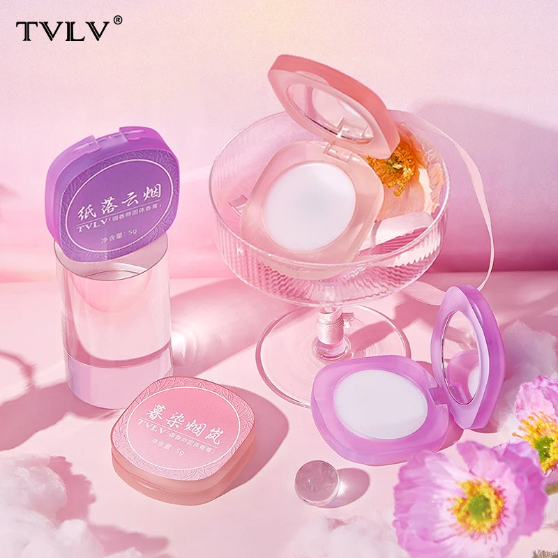 Wholesale Long-lasting Refreshing Solid Perfume Perfume Fragrance Fruity Natural Vegetarian Deodorant Travel-size Solid perfume