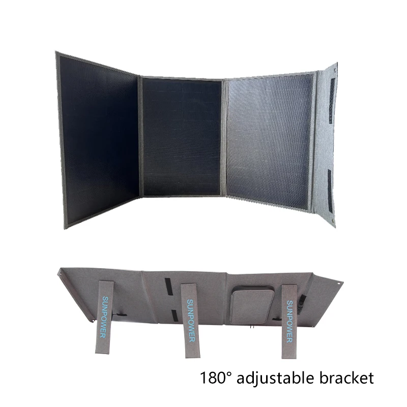 Foldable Solar Panel For Backpack Energy Products 100w Solar Powered Fold Out 12v 24v 100w 300w Folding Solar Panel Camping