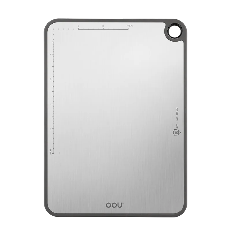 
OOU M2 Multifunctional Anti-Bacterial Double-Sided PP Plastic And SUS304 Chopping Cutting Board 