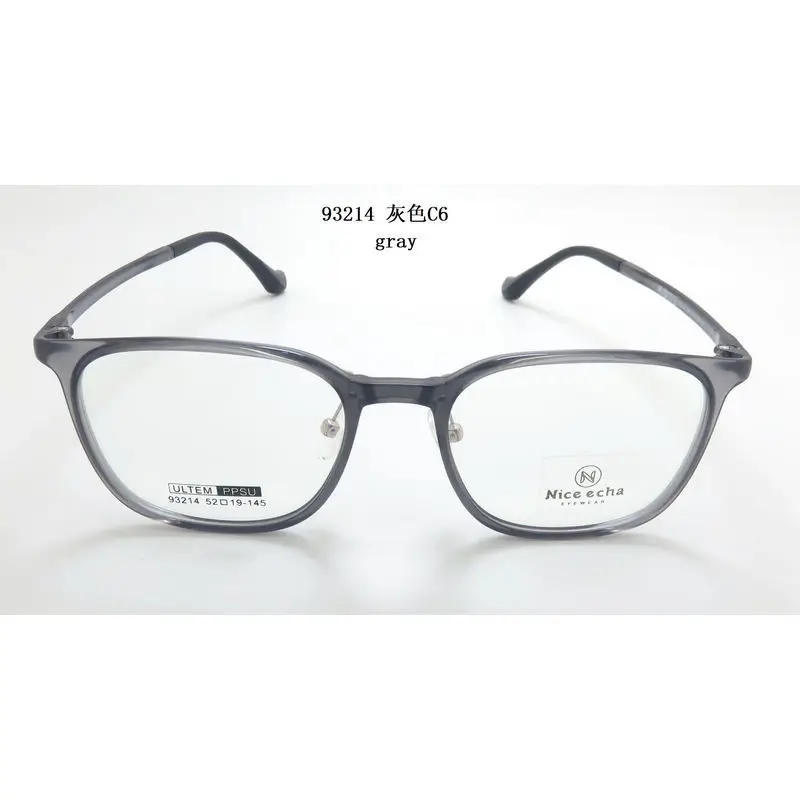 93214 Transparent Frame Glasses Female Myopia Can Be Equipped With Degree Metal Paint Plate