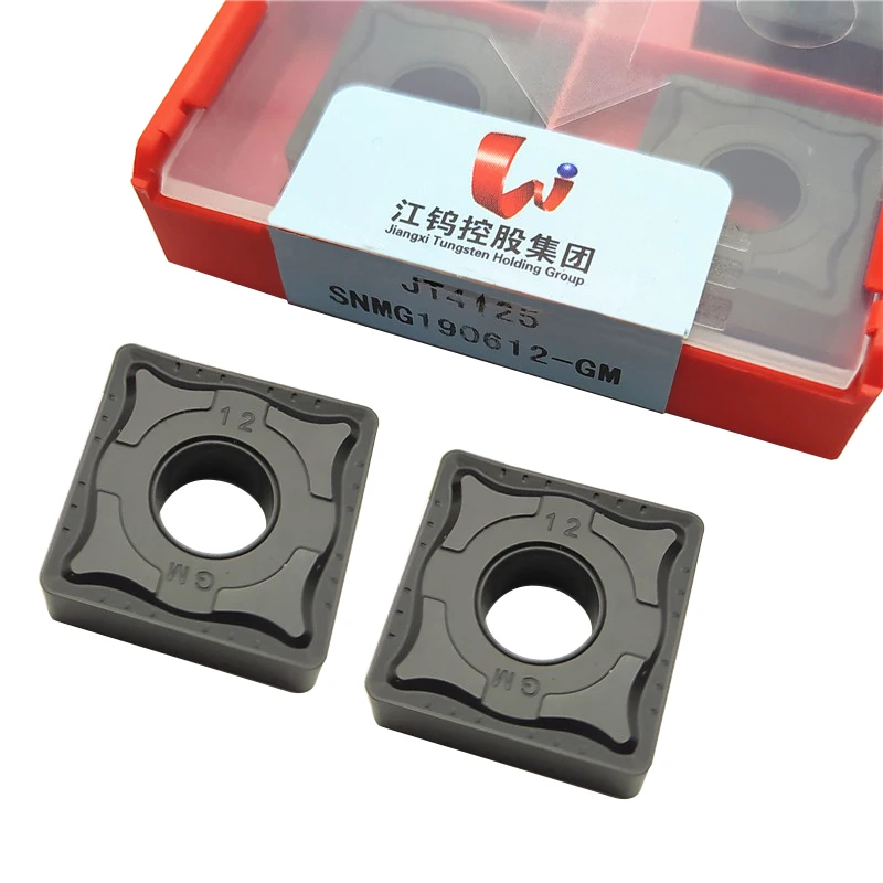 Tungsten Holding Jiangwu SNMG 190612-GM JT4125 lathe blade for steel parts External turning tool bar Cutting edge