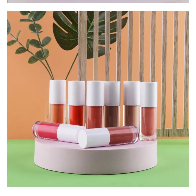 Professional matte effect smooth liquid blusher Big brush Soft Texture Liquid Blush For Makeup