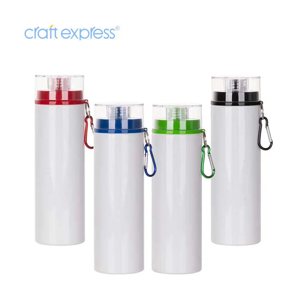 Craft Express Bulk Custom Personalized Sublimation Blanks 28oz 850ml White Aluminum Sports Water Bottle for Sublimation
