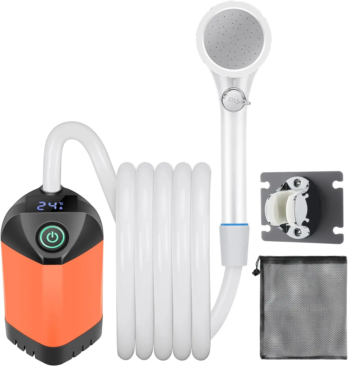 Electric Rechargeable Portable Car Washing Shower Camping Shower Outdoor Camp Shower Pump  for Camping, Hiking