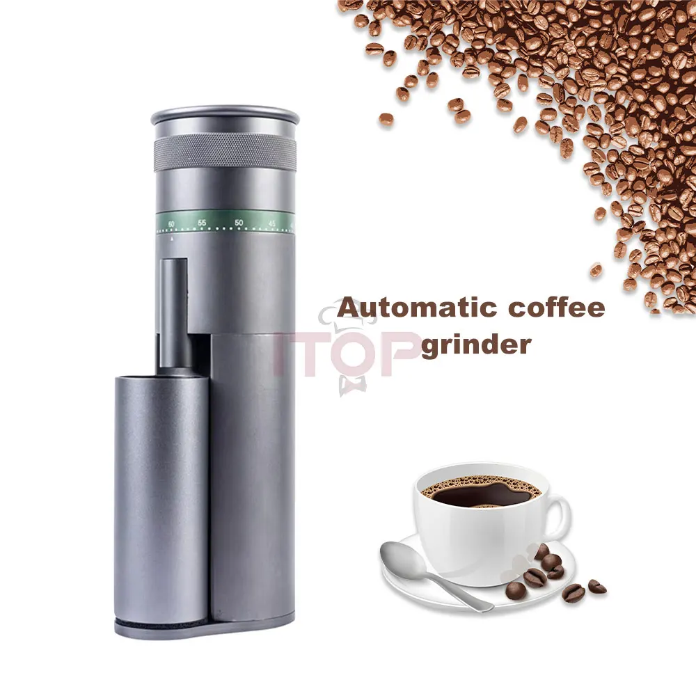 Hot Selling Electric 12W/24V Household Espress Coffee Grinder Machine Silver Black Commercial Electric Coffee Grinder