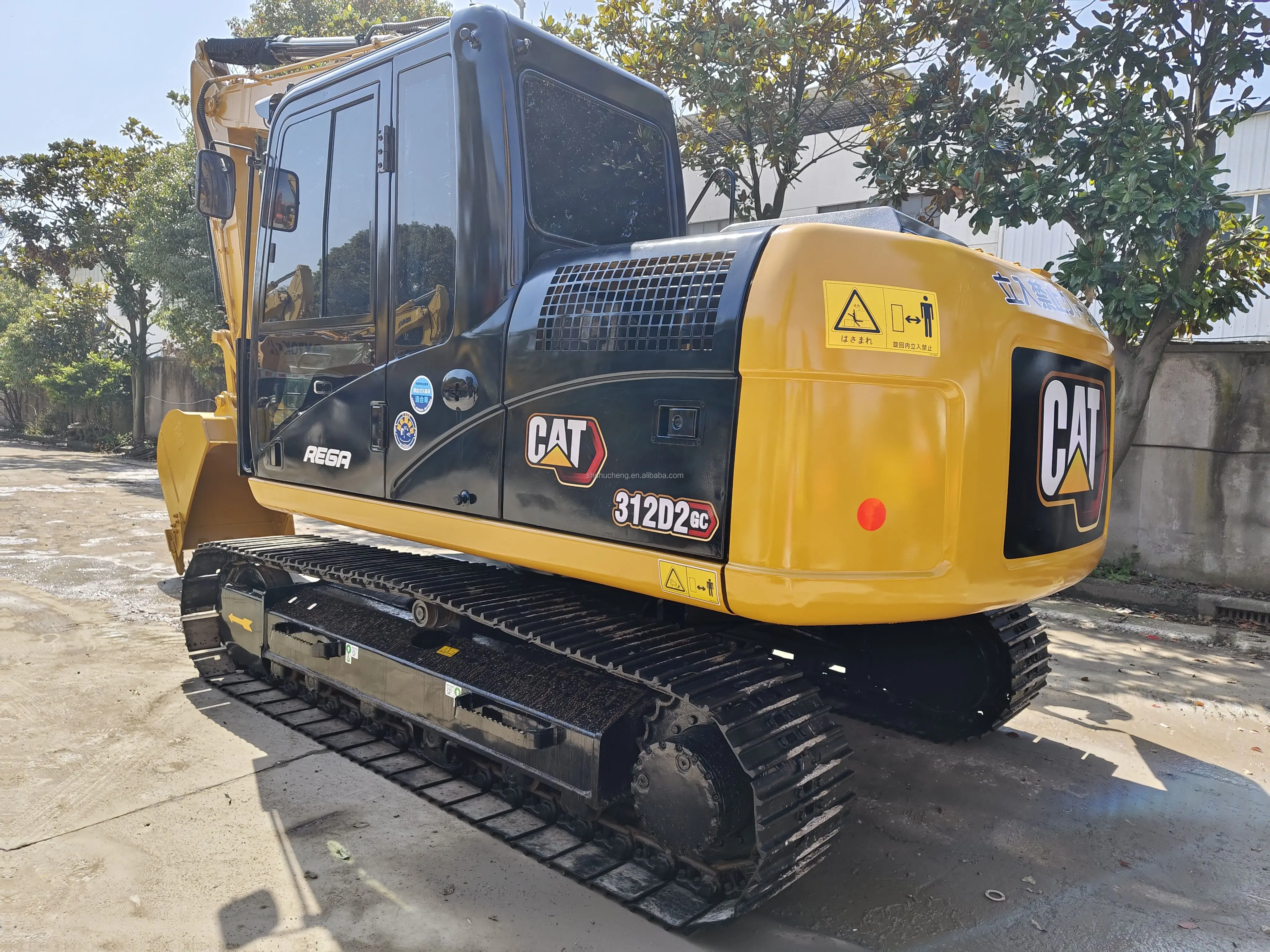 2022 б/у гусеничный экскаватор CAT312D2 Подержанные экскаваторы CAT 312 312D2 GC 12 тонн