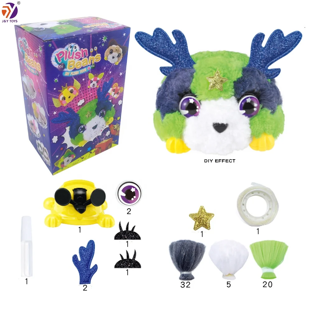 J & Y, плюшевая игрушка-фасоль, сделай сам, кукла, обучающая игрушка, животное, плюшевый вырез, питомец, мягкая плюшевая игрушка, животное