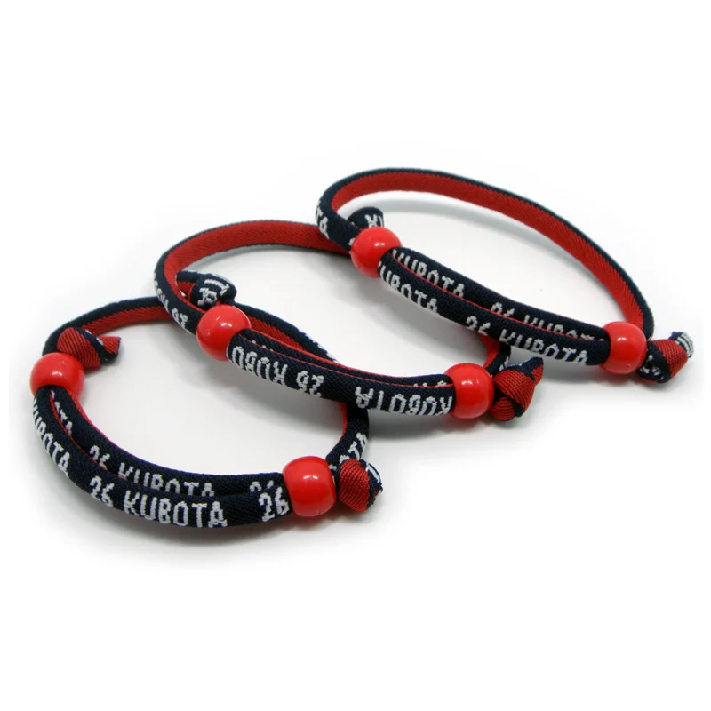 Тканый браслет с логотипом поставщик ручных диспенсеров бейсбольные браслеты регулируемой веревкой