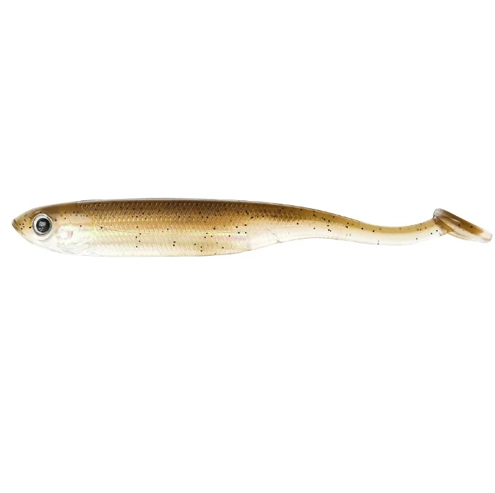 Silicone Soft Shad Paddle Tail Reflective Bait 5.4g 9.7g Built-in Optical Strip 3D Eye For Bass Slipper Fish Lure