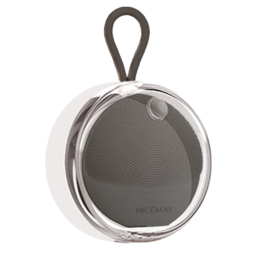 Mini Ultrasonic Wave Massage Facial Cleansing Brush Silicone Face Washing Brush Silicone Face Exfoliate Brush