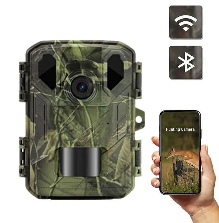 BSTCAM Mini Bluetooth&WiFi  APP contral 4K 48PM  Bluetooth&WiFi  Wide Angle  Easy to hide Waterproof  IP65 Wildlife Trail Camera
