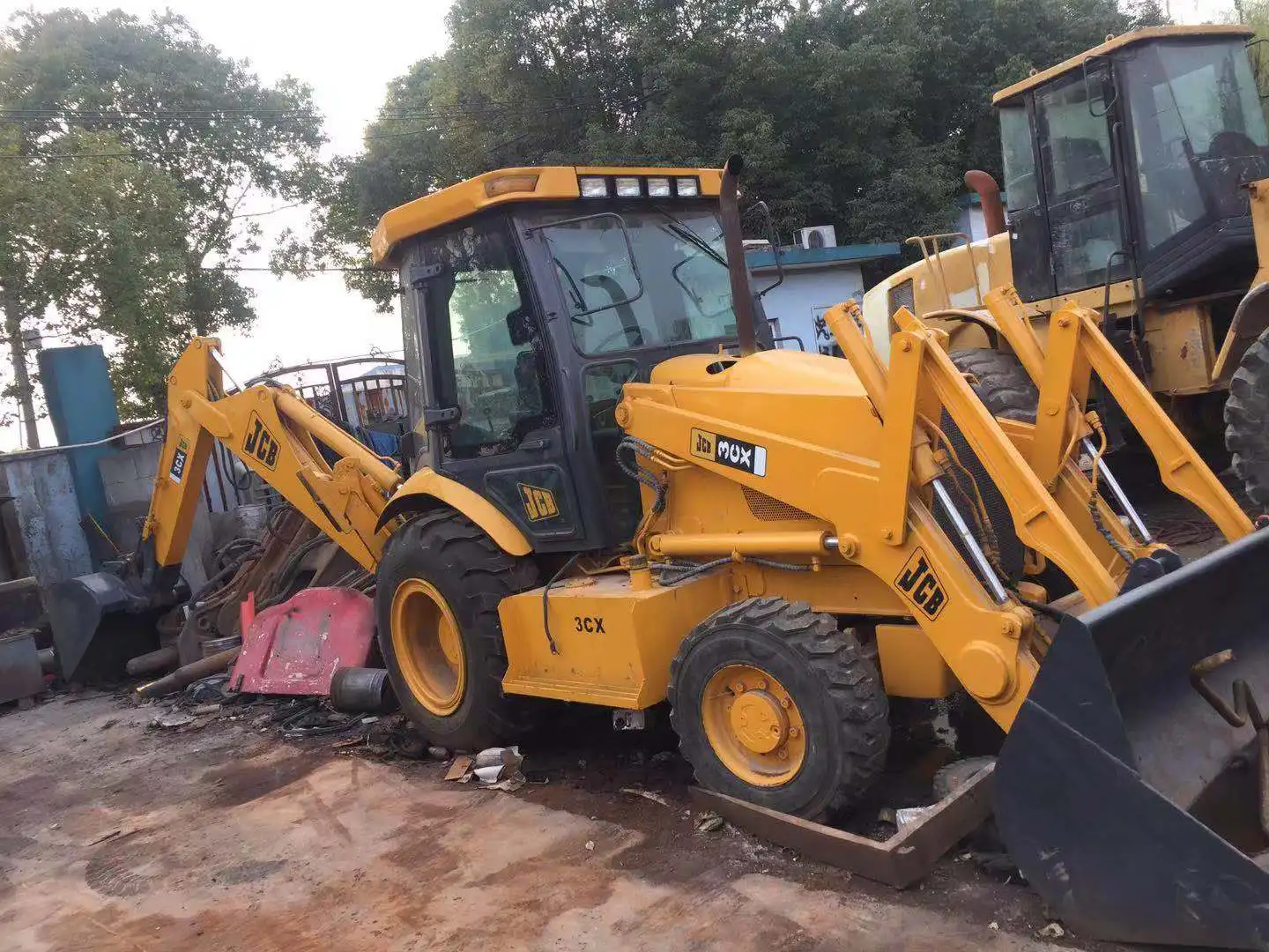 JCB second hand backhoe loader JCB 3CX 4CX retroexcavator in stock for sale in china
