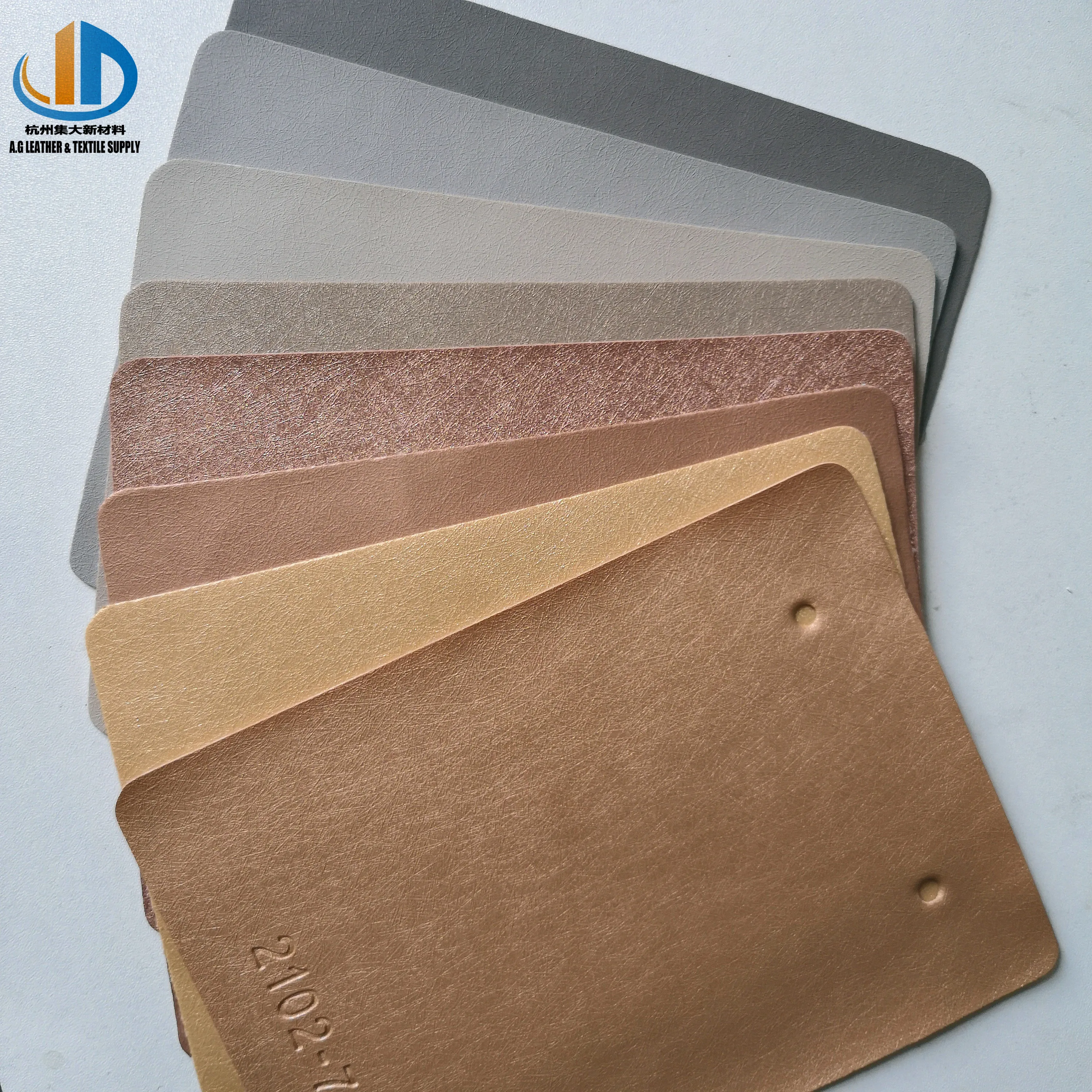 New design artificial pvc leather fabric for upholstery car seat hangzhou furniture