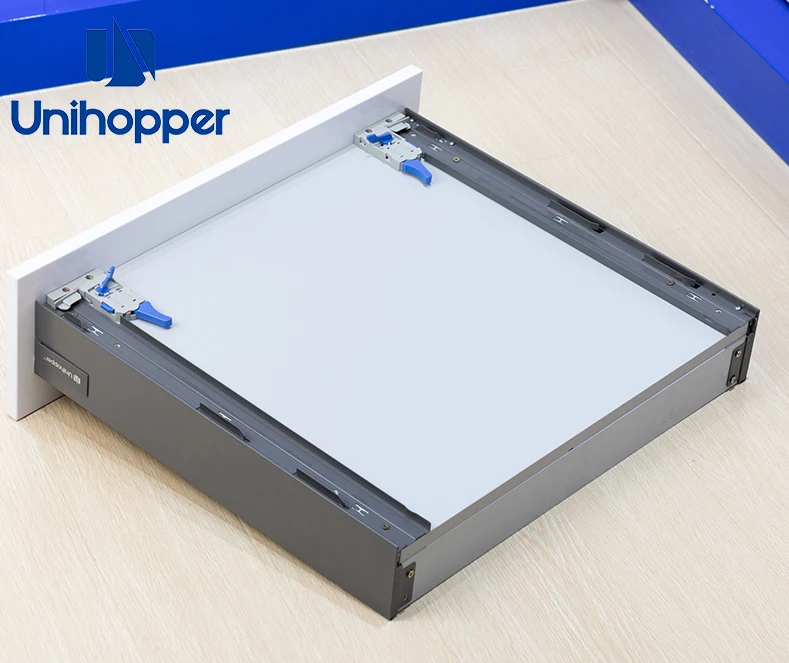 Unihopper manufacturer wholesale kitchen push open undermount drawer slide