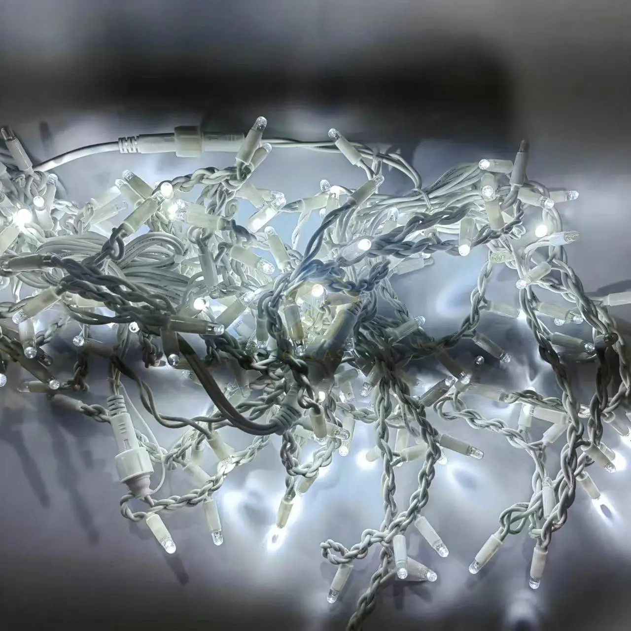 Christmas led lights supplies party wedding waterfall dripping led icicle christmas fairy curtain lights