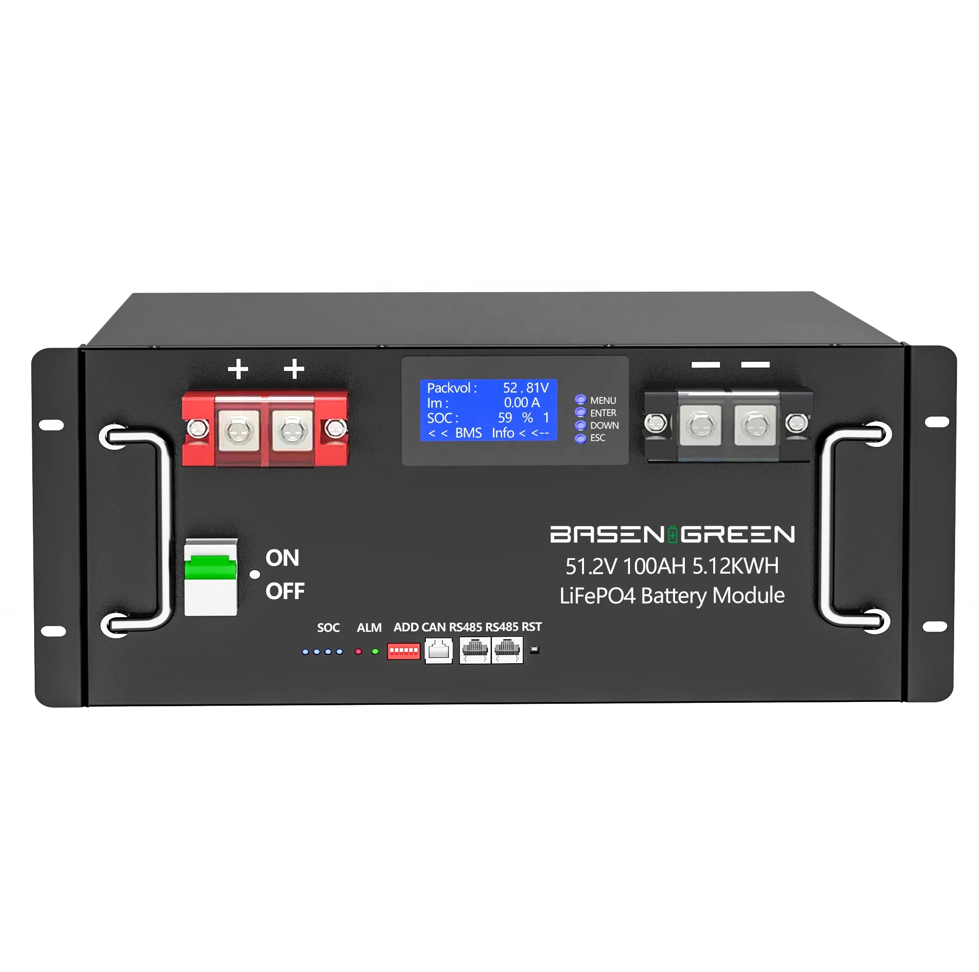 Базен 6000 цикл 51 2 В литий-ионный Аккумулятор lifepo4 100ah 200ah 300ah 48В аккумулятор для солнечной энергетической