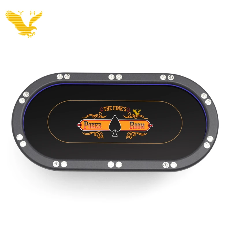 Покерный стол для казино из массива дерева YH на 10 человек, игровой покерный стол для Техасского холдема