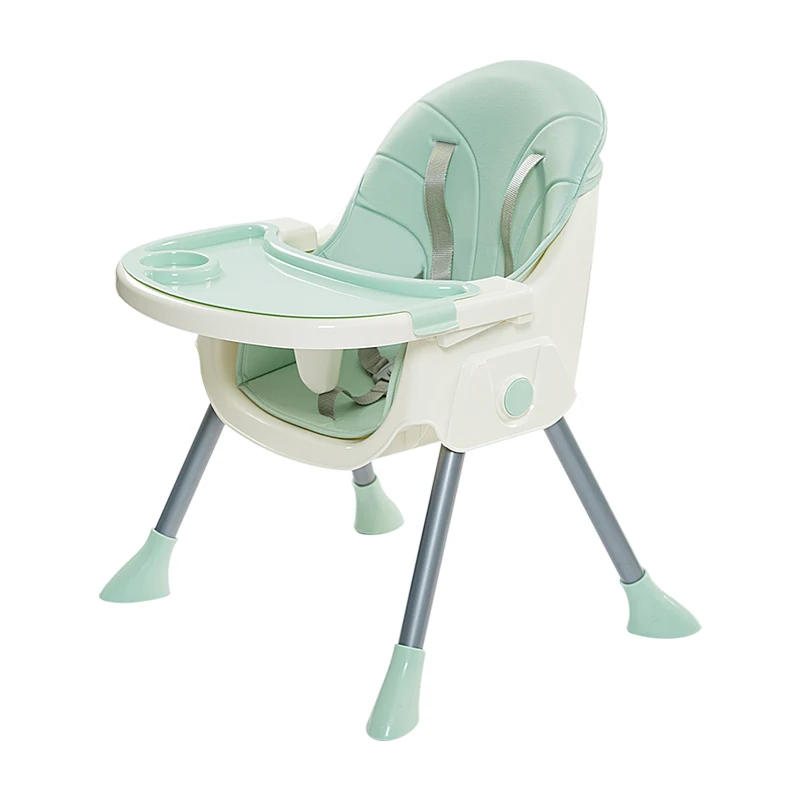 Baby High Chair Foldable  and Anti-Toppling Structure  with  Large Storage Bag for Restaurants