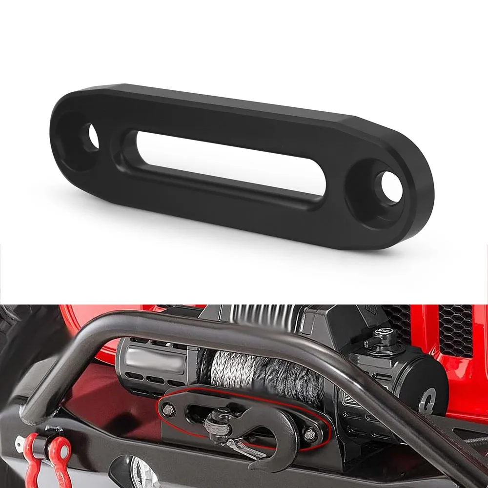 152mm Aluminum Hawse Fairlead 4500lbs Winch Fairlead for Synthetic Rope Fairlead 4WD 4X4 Recovery ATV 4500-7000 Accessories