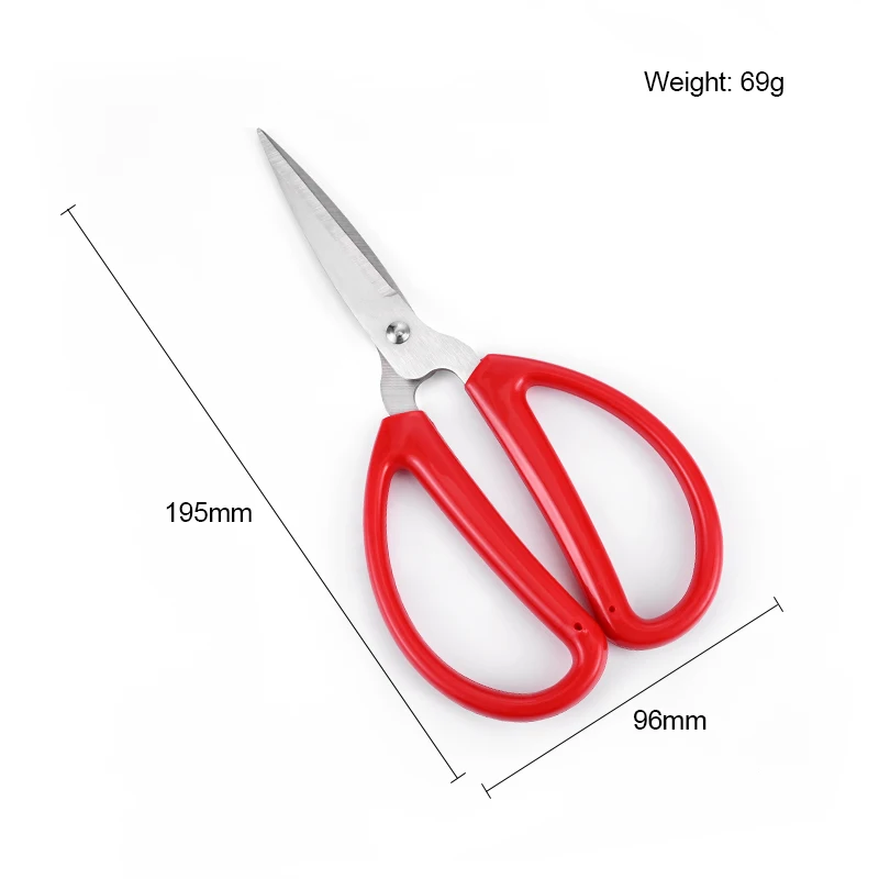 Hot sale classic wholesale cheap  household scissors stainless steel plastic handle convenient scissors