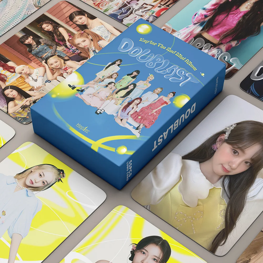 Wholesale Kpop Idol 55Pcs/Set Lomo Card Kep1er New Album DOUBLAST Photo Card