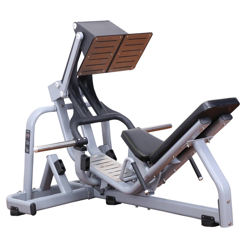 Commercial Gym Fitness Leg Exercise Strength Training Plate Loaded Equipment Linear 45 Degree Leg Press Machine For Bodybuilding