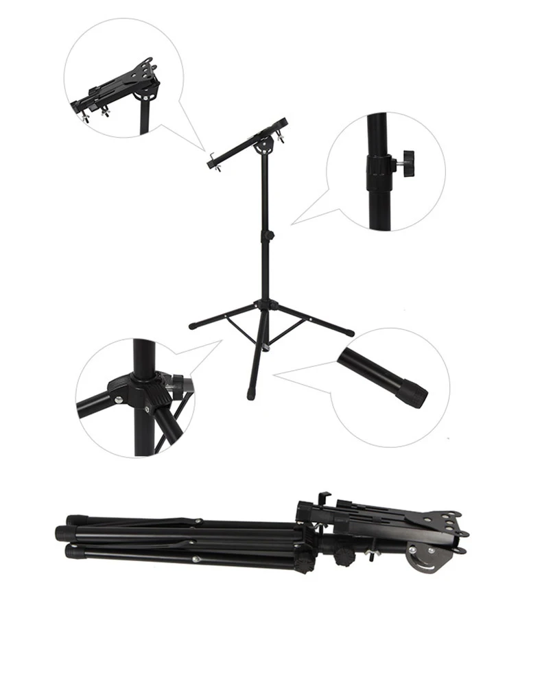 YG-12 12 Inch Dumb Drum Stand Beginner Percussion Plate Cushion Drum Stand Practice Dummy Drum Frame Support