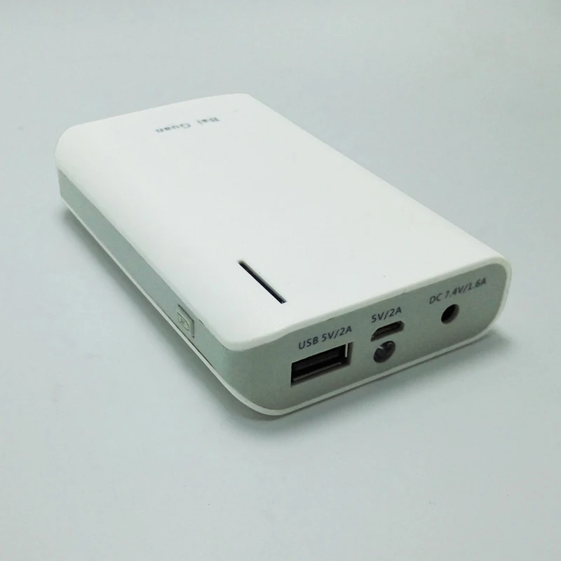 7.4V 6600 7800 9000mah heated garment battery with USB output 18650 Lithium Battery heated vest jacket rechargeable battery