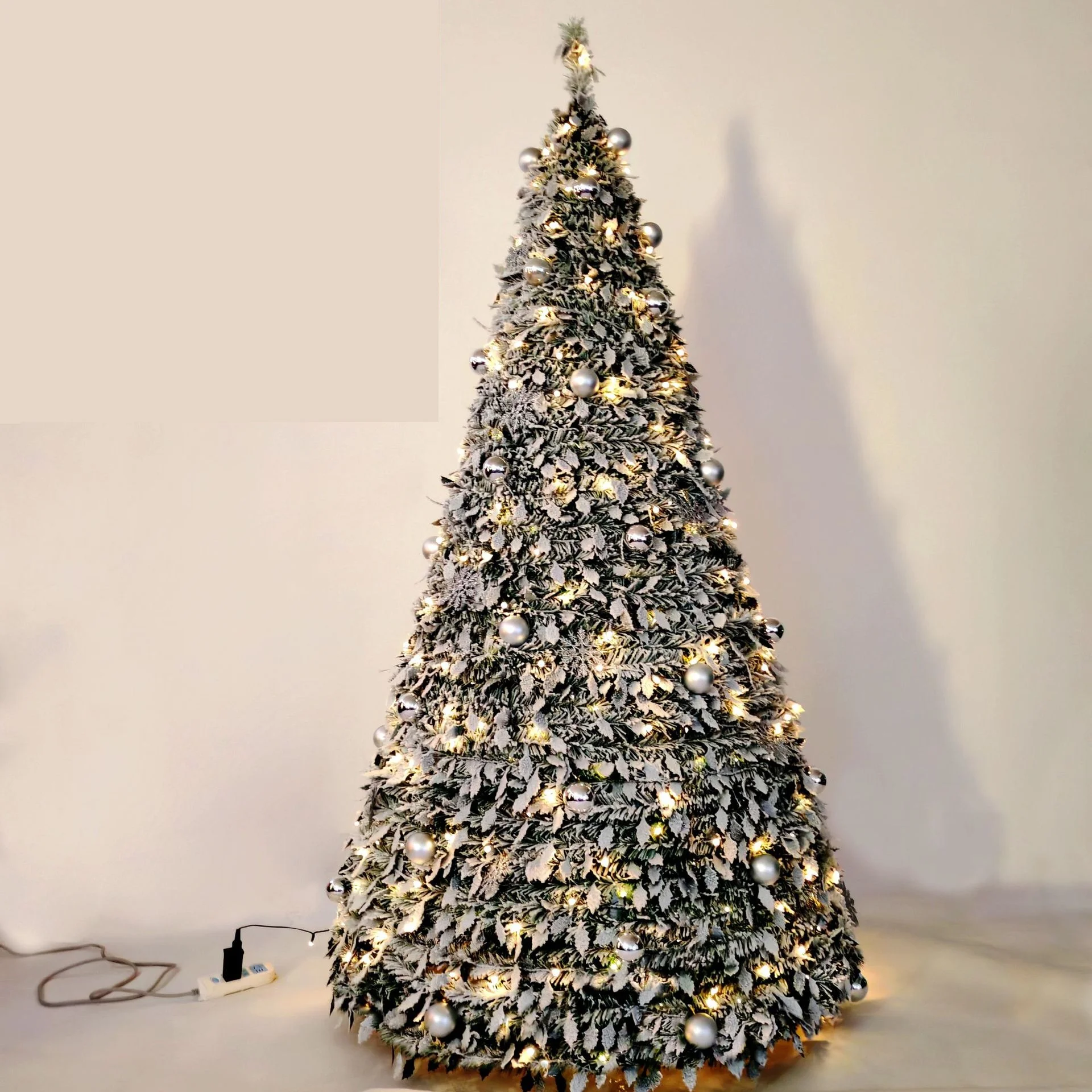 Luminous foldable Christmas tree 1.2m/1.5m/1.8m/2.1m Decorated Christmas tree Christmas decorations