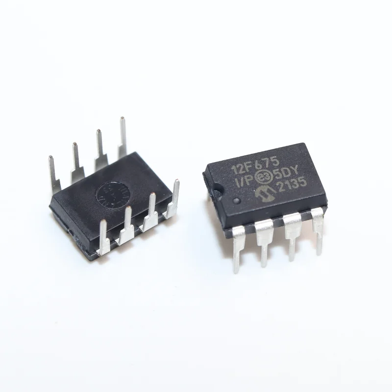 Ic electronic compornents new and original chips packing DIP-8  CMOS Microcontrollers single chips PIC12F675-I_P
