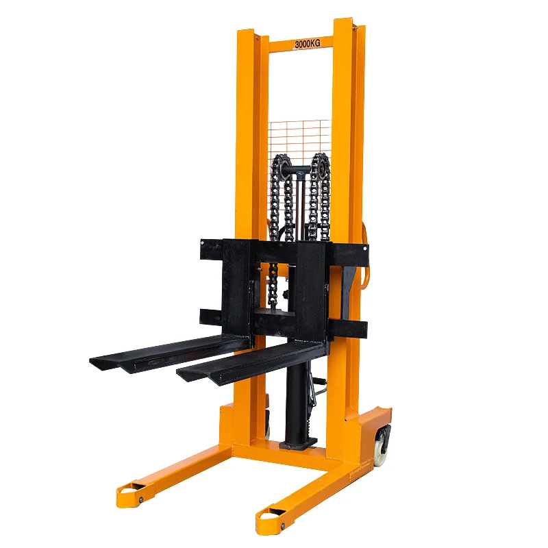 Hand Pallet Stacker CE Certificated Pallet Lifter 1ton 2ton 3ton Warehouse Manual Hydraulic Stacker