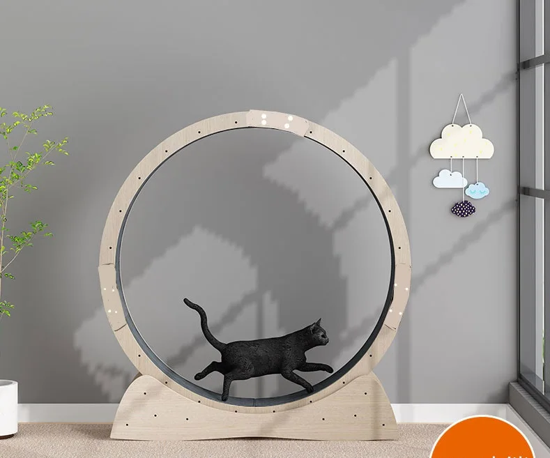 Wholesale Pet Sports Fitness Cat Toy Solid Wood Multi-Layer Pet Treadmill For Cats