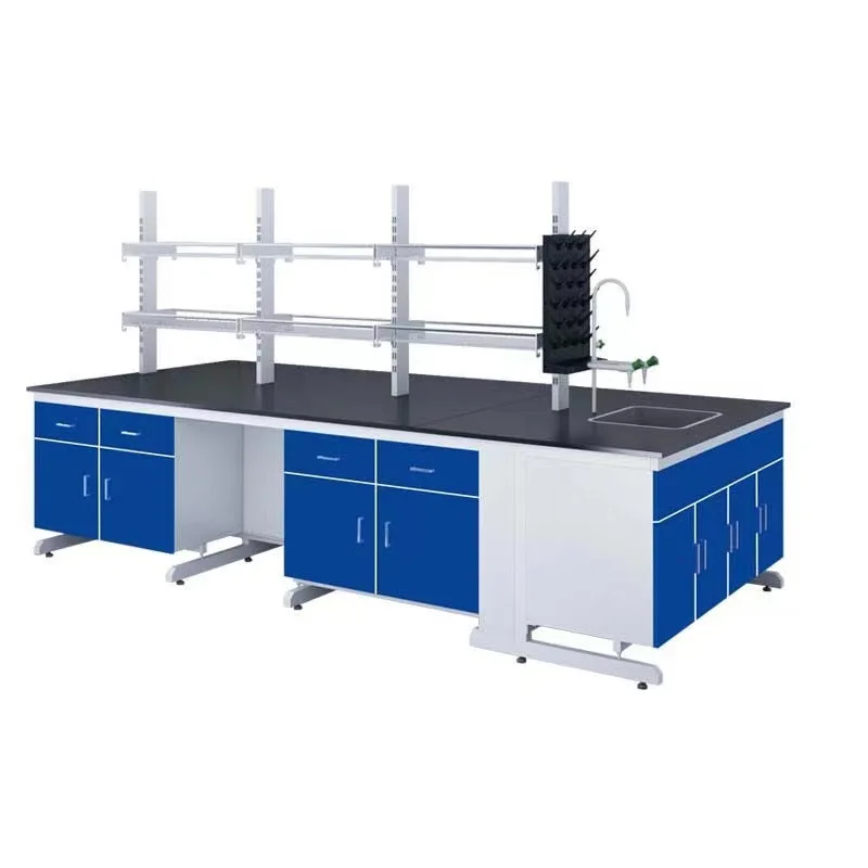 All Steel Chemistry Laboratory Equipment Physics Laboratory Furniture Laboratory Island Table Central Table