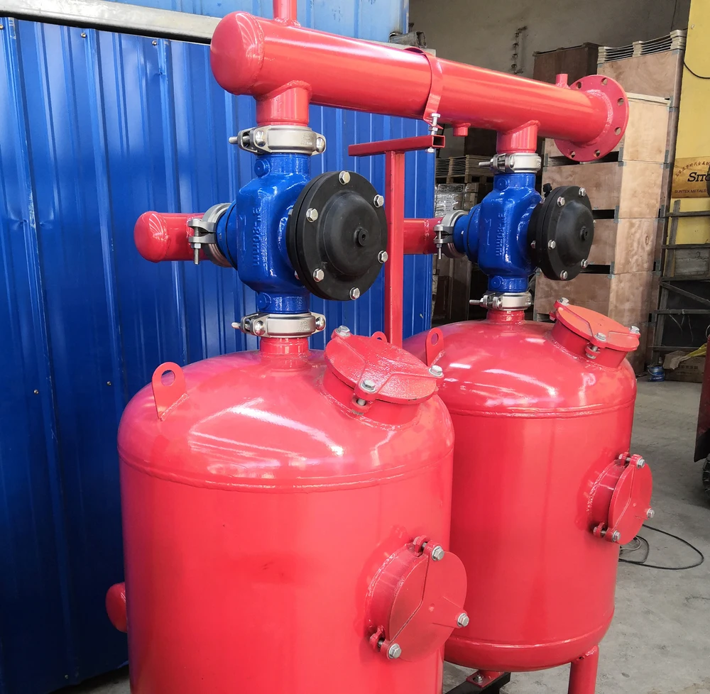 Backwash valve for irrigation water